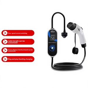 Station de recharge pour véhicules électriques de type 1 standard US, chargeur rapide AC domestique portable embarqué 35/7 kW 16 A 220 V Modèle T3-A - Product Image 4
