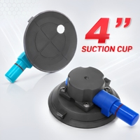 Support de caméra de voiture à ventouse de 4 pouces pour porte-gobelet avec base de fixation à vis femelle M6 M8 1/4"-20 3/8"-16