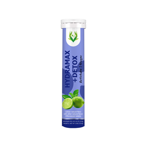 OEM ODM Hydramax+Detox Effervescent Tablets Artichoke Ginger Daily Detox Support Electrolytes Daily Refresh Workout Boost - Product Image 1