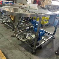 Machine de mélange de poudre liquide avec agitateur et pompe, fonction homogénéisante, facile à utiliser, pour émulsionner l'eau et la poudre, le chocolat