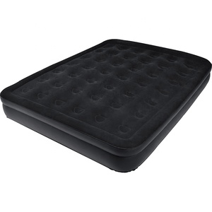 Jilong avenli lit à air intérieur avenli floqué lit à air portable noir queen size matelas à air pliant avec pompe à pied - Product Image 3