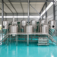 Équipement complet de brassage de bière artisanale industrielle 1000L 2000L 3000L Système de brasserie Clé en main pour brasserie à domicile