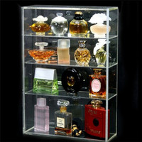 Clair Acrylique Café boîte acrylique avec couvercle capsule cube de rangement