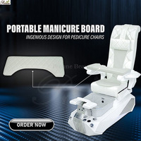 LUX Salon de beauté Spa Chaise de pédicure Planche de manucure portable de différentes couleurs