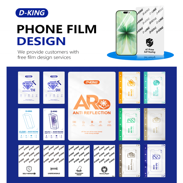 Manufacturer AR Anti-Reflection Glare EPU Hydrogel Screen Protector for iPhone 17 16 15 14 13 12 Pro Max Samsung S26 S25 S24