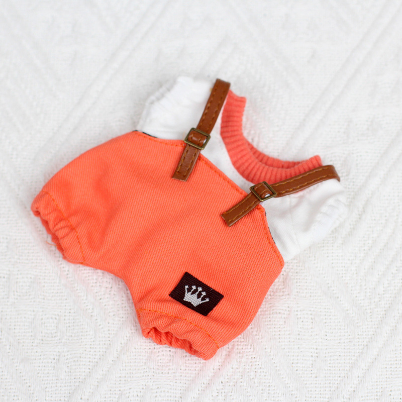 Chasing the Wind (T-shirt et salopette) Orange