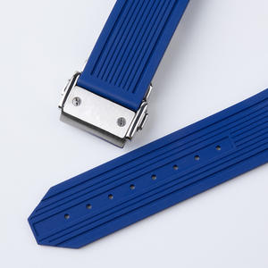 Logo personalizzato testa in metallo a rilascio rapido compatibile con Hublot originale Hblot <span class=keywords><strong>Big</strong></span> <span class=keywords><strong>bang</strong></span> 441 Fluororubber cinturino orologio 26*18mm - Product Image 5