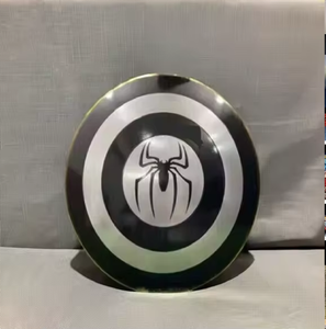 Marvel Cosplay Avenger Bouclier noir Araignée ronde en métal finition polie avec impression numérique Collection - Product Image 6