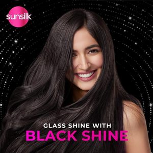<span class=keywords><strong>Shampoo</strong></span> <span class=keywords><strong>Sunsilk</strong></span> Teinture Noire à l'Huile d'Amla, Protéine de Perle, Vitamine E, Sans Parabène, Complexe Vita-Gloss 3% Brillance Longue Durée 650 ml - Product Image 2