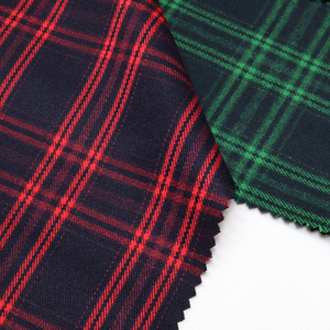 Vải dệt kiểm tra t/r Chất lượng cao cấp (chải và ép hơi nước) phù hợp với áo sơ mi - Product Image 3