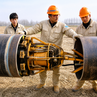 Collier de serrage interne pour pipeline, pneumatique et hydraulique, pour les chantiers de construction longue distance et transfrontaliers