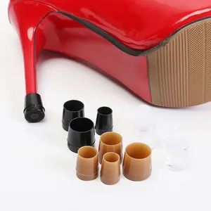 High quality skidproof tip high heel protectors women shoe pvc heel protectors