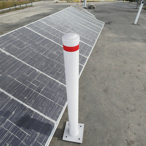 Úc bán chạy nhất năng lượng mặt trời bảo vệ thép an toàn bollard rào cản an ninh Trắng PC đường giao thông Rào Cản các loại bollard - Product Image 2