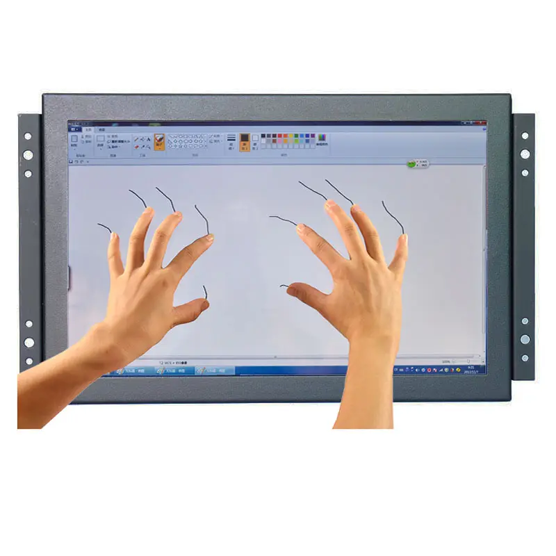 High Brightness 700Nit 1920x1200 10.1 Inch Open Frame Capacitive Industrial touch screen monitor