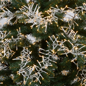 Flocked Christmas <b>Tree</b> 7.5ft Realistic Snowing Artificial Christmas <b>Tree</b> Hinged <b>Led</b> Pe Pvc Wholesale Decoration <b>Tree</b> - Product Image 3