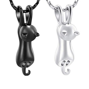 Kalung Guci untuk Abu Hewan Peliharaan, Liontin Kalung Guci Baja Anti Karat untuk Anak Anjing, Kenang-kenangan Peringatan Hewan Peliharaan - Product Image 6