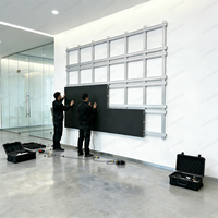 Écran LED COB haute résolution à pas fin RAYBO P1.25, mur vidéo LED intérieur ultra-fin et sans soudure pour les murs de culture d'entreprise
