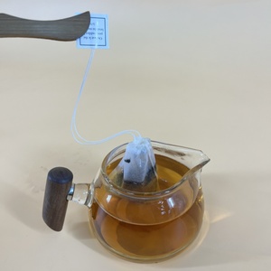 Pâte de bois biodégradable personnalisé infuser café filtre papier vide sachets de thé avec ficelle - Product Image 3
