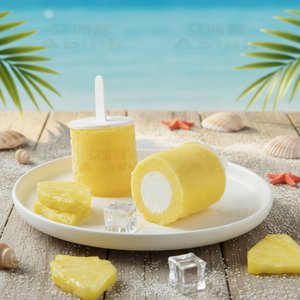 Crème glacée <span class=keywords><strong>coréenne</strong></span> Abink : saveur milkshake à l'ananas. Comprend Peach Lips, Hautuber et Corn Chocolate. Emballage pratique en sac. - Product Image 2