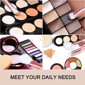 12 Cái/Bộ thực sự kỹ thuật màu hồng đen chuyên nghiệp trang điểm bàn chải thiết lập biểu tượng tùy chỉnh công cụ sang trọng tạo nên chất lượng cao bàn chải thiết lập - Product Image 4