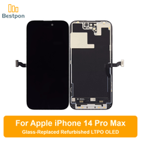 Repuesto de Pantalla OLED para iPhone 14 Pro Max, Reemplazo de Cristal, Reacondicionado, Panel y Circuito Integrado Originales, Grado A