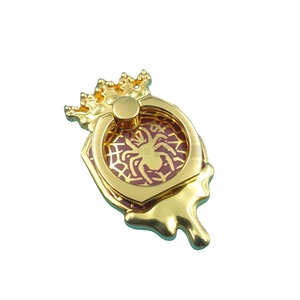 Metal Ring Holder Zinc Alloy <b>Rotating</b> Desktop Stand Adhesive Gold Color Mobile Phone Holder - Product Image 5