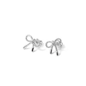 Korean Cute Trendy 18K Gold Plated Bow Stud <b>Earrings</b> for Women - Product Image 4