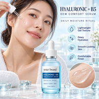 Sérum à l'acide hyaluronique 2% et à la formule B5 avec céramide pour une hydratation multicouche et une défense de la barrière cutanée, sérum de soin de la peau en marque privée