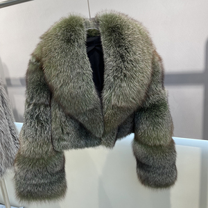 מעילי פרווה אמיתיים מחממים וטרנדיים מפרוות שועל לנשים - Product Image 5