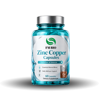 Fabricant de capsules de zinc et de cuivre OEM, complément alimentaire de zinc et de cuivre, formule personnalisée, capsules de zinc et de cuivre