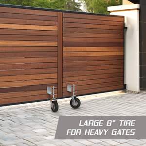 Hoch leistungs zaun Torrad 10 Zoll Metall Gate Wheel Gate <span class=keywords><strong>Caster</strong></span> - Product Image 6