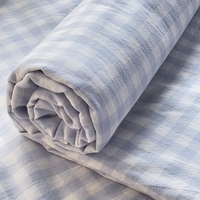 Ensemble de draps en coton lavé imprimé style coréen INS, 300 fils, écologique, haute qualité, couleur et taille personnalisées