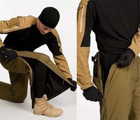 Uniforme tactique chauffant imperméable d'hiver Multicam, camouflage extérieur, chasse, pantalon chaud pour la randonnée, le ski, pour hommes