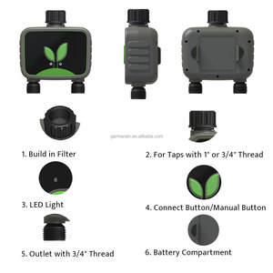 Tuya Màu Xanh Lá Cây Ngoài Trời Tự Động Thông Minh Vườn Thủy Lợi Wifi Hẹn Giờ Với Sinh Thái Thiết Kế Thân Thiện Và Dễ Dàng Cài Đặt - Product Image 2