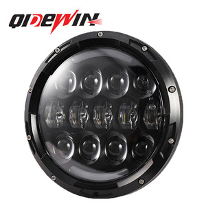 QideWin 7-Inch 13-Bead <b>LED</b> <b>Headlights</b> 25000Lm 70W For Jeep Wrangler Motorcycle - Product Image 3