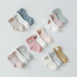 Jingwen Calcetines De Bebecustom детские носки весна-лето из чистого хлопка дышащие сетчатые детские носки