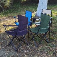 Chaise de jardin pliable légère et durable, structure en fer, tissu Oxford, pour la pêche en rivière, logo personnalisé, fourniture en gros d'usine