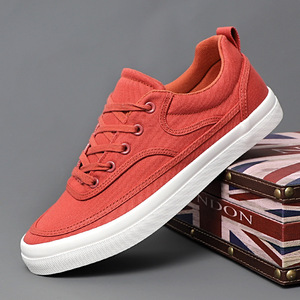 TY Zapatos de lona cómodos y ligeros para otoño, zapatillas casuales de caña <span class=keywords><strong>baja</strong></span> con cordones, zapatillas de moda estilo coreano. - Product Image 2