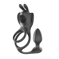 Paar-Vibrationsring und Analplug mit APP-Fernbedienung, Mehrfach-Vibration und IPX7 Wasserdicht für Männer und Frauen, Erwachsenen-Spielzeug