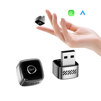 Adaptador Inalámbrico Ultra Mini para CarPlay, Dongle Android Auto, Caja Inteligente con Sistema de IA para Autos con CarPlay Cableado