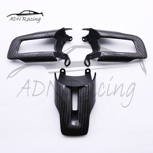 สำหรับ Ford <span class=keywords><strong>Mustang</strong></span> พวงมาลัยคาร์บอนไฟเบอร์, ปลอกคาร์บอนไฟเบอร์2015-2024 - Product Image 2