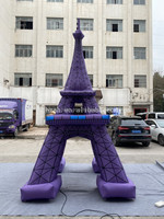 Modèle de Monument Gonflable Personnalisé de la Tour Eiffel, Structure de Sites Touristiques Gonflables