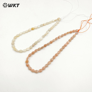 WT-G332ลูกปัดหินอะมาโซไนต์ธรรมชาติแบบหลวมสำหรับผู้หญิงเครื่องประดับสร้อยคอเครื่องประดับแบบทำมือ - Product Image 4