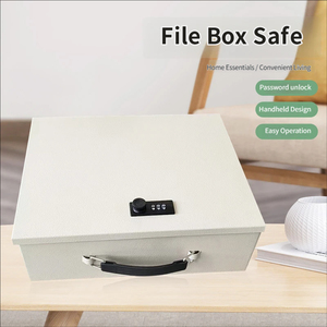 <span class=keywords><strong>Coffre</strong></span>-<span class=keywords><strong>fort</strong></span> numérique de bureau domestique compact avec doublure en feutre doux et couche intérieure <span class=keywords><strong>anti</strong></span>-rayures – Mini <span class=keywords><strong>coffre</strong></span> de sécurité pour rangement - Product Image 2