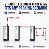 Barrière à levier rapide avec lecteur RFID UHF longue portée, système de contrôle d'accès intelligent pour parking et sécurité