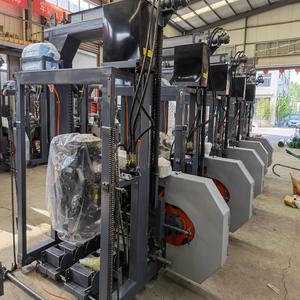 Portable High-Performance Diesel Horizontal High Efficiency Band Sawmill Wood Cutting Sawmill With 35HPLONCIN Gasoline Engine - Product Image 2