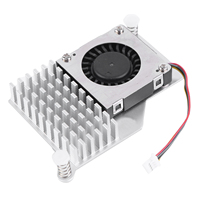 Ventilador de Aluminio Ajustable con Control PWM para Raspberry Pi 5 Turbo Fan