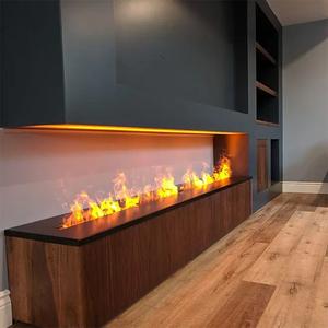 Chimenea de niebla de <span class=keywords><strong>agua</strong></span> con luz led 3d, vapor de niebla <span class=keywords><strong>el</strong></span>éctrico personalizado, 7 colores - Product Image 3
