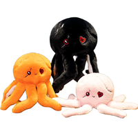 Vente en Gros Halloween Goth Poulpe En Peluche Marine Jouet Effrayant Cicatrice Poupée En Peluche Poupée En Peluche Épouvantable Océan Poupée De Poulpe