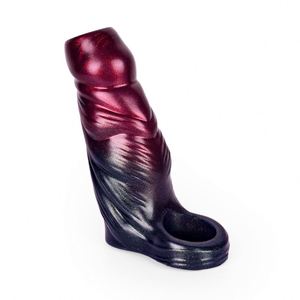 NNSX Penis Sleeve Extender Animal Silicone Male Cock Extender Penis Enlargement Delay Ejaculation Cock <b>Rings</b> Sex Toys <b>for</b> <b>Men</b> - Product Image 1